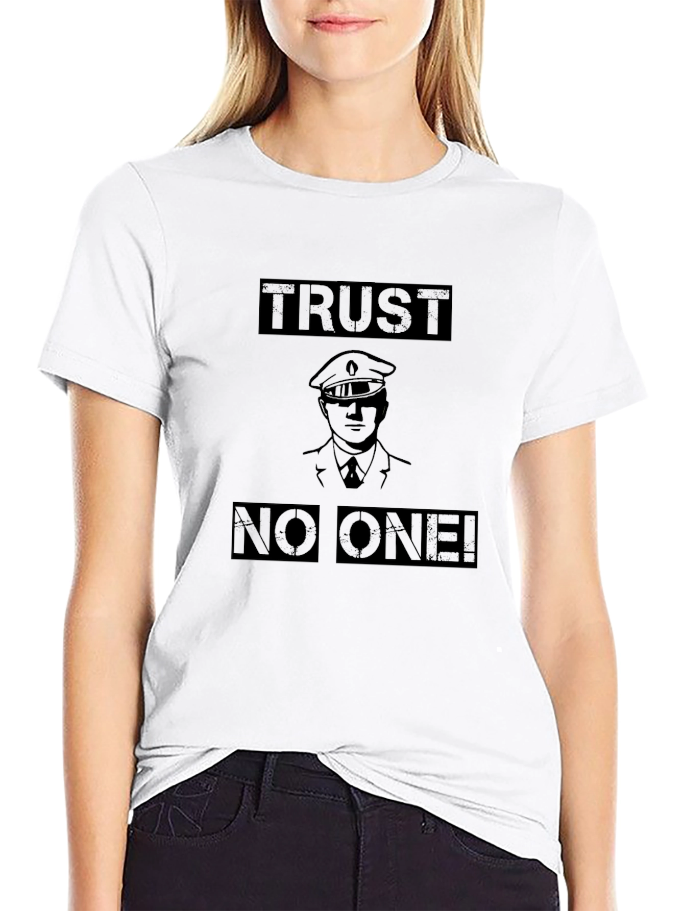 Trust No One Black T-Shirt