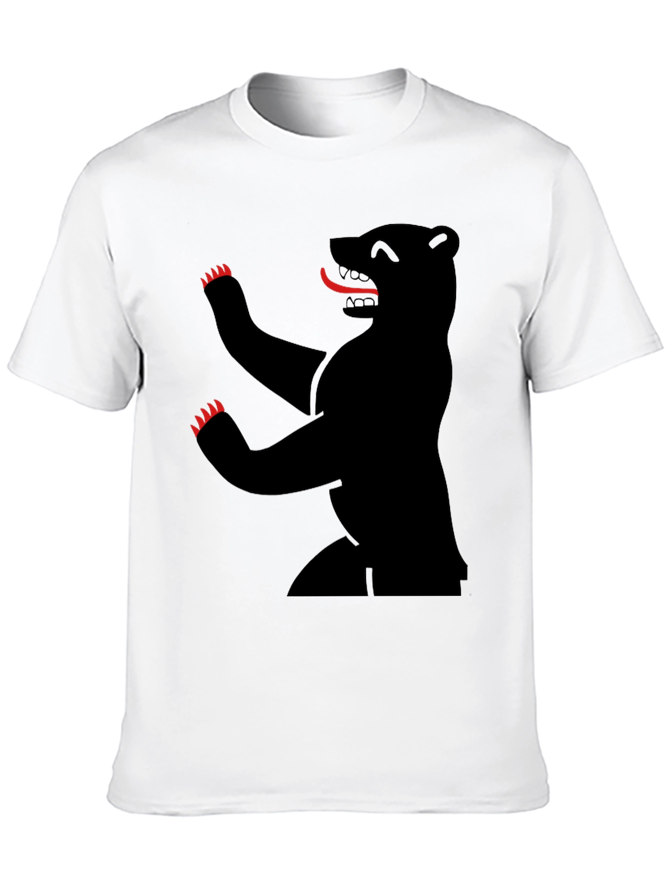 Berlin Bear T-Shirt - Black Graphic Tee