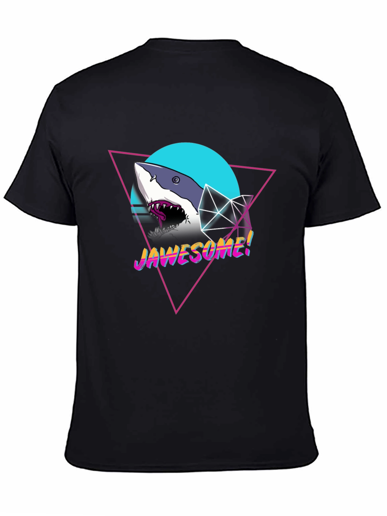 Jawsome Shark Graphic Tee - Retro Style