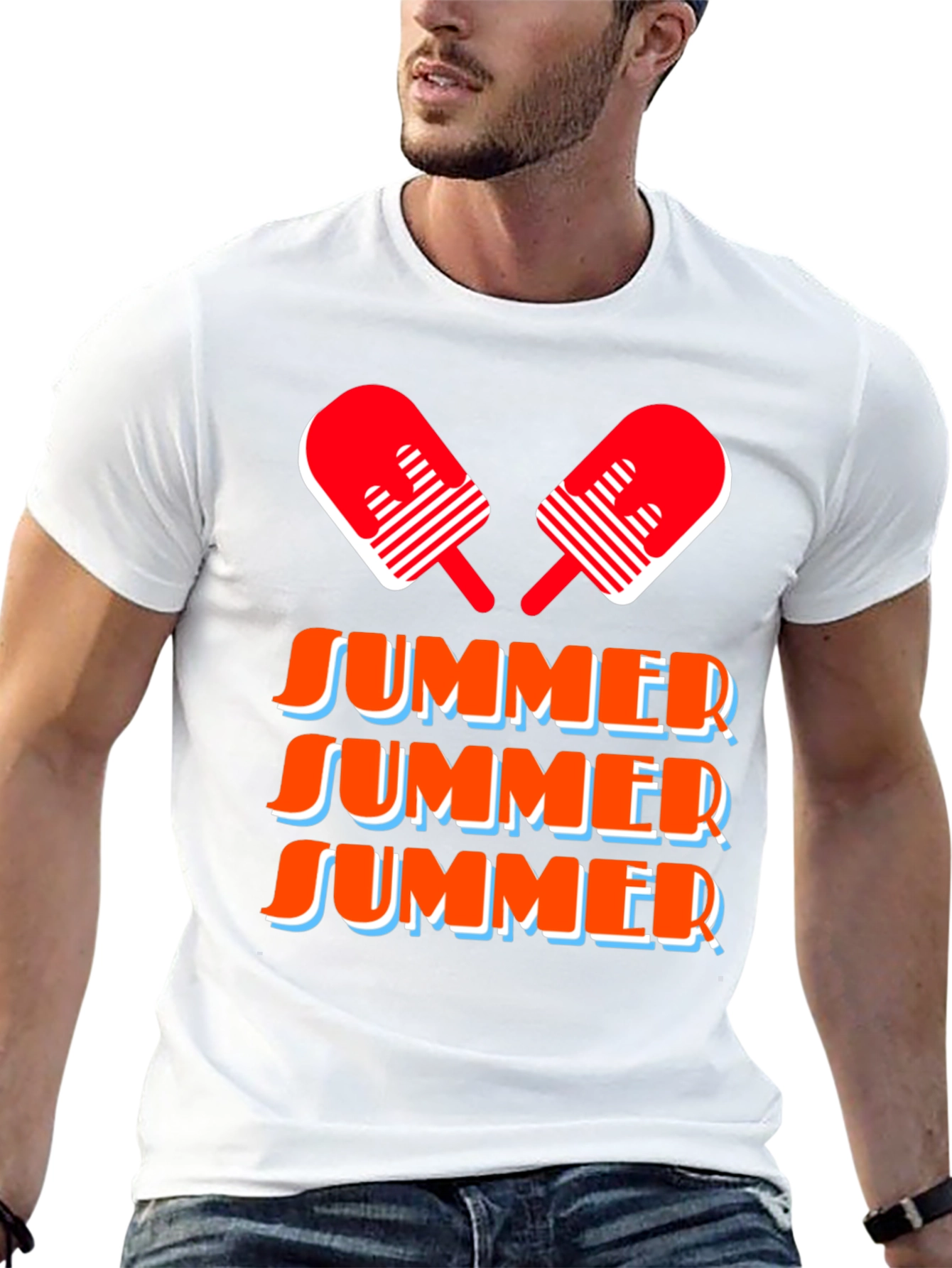 Summer Popsicle Graphic Tee - Short Sleeve