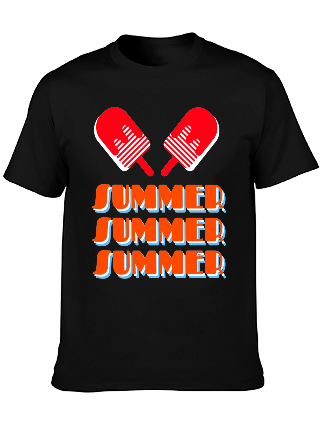 Summer Popsicle Graphic Tee - Short Sleeve