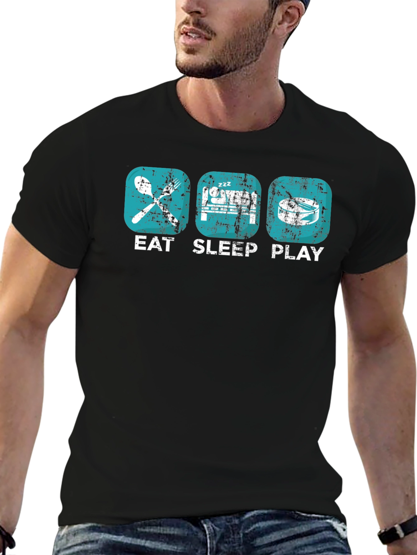 Eat Sleep Play Hockey T-Shirt