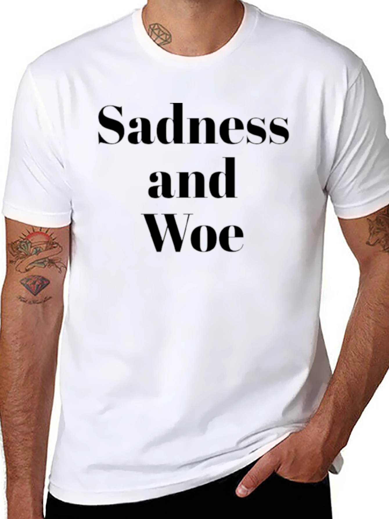 Sadness and Woe Black T-Shirt