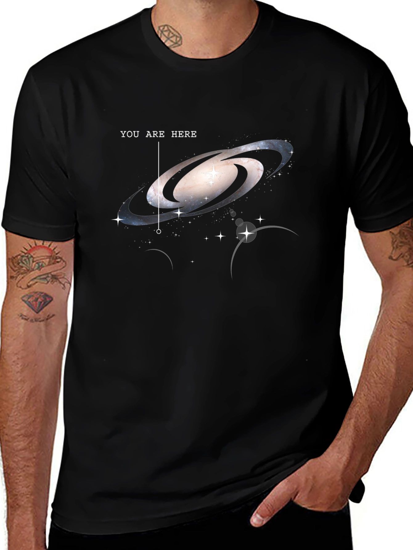 You Are Here Galaxy T-Shirt