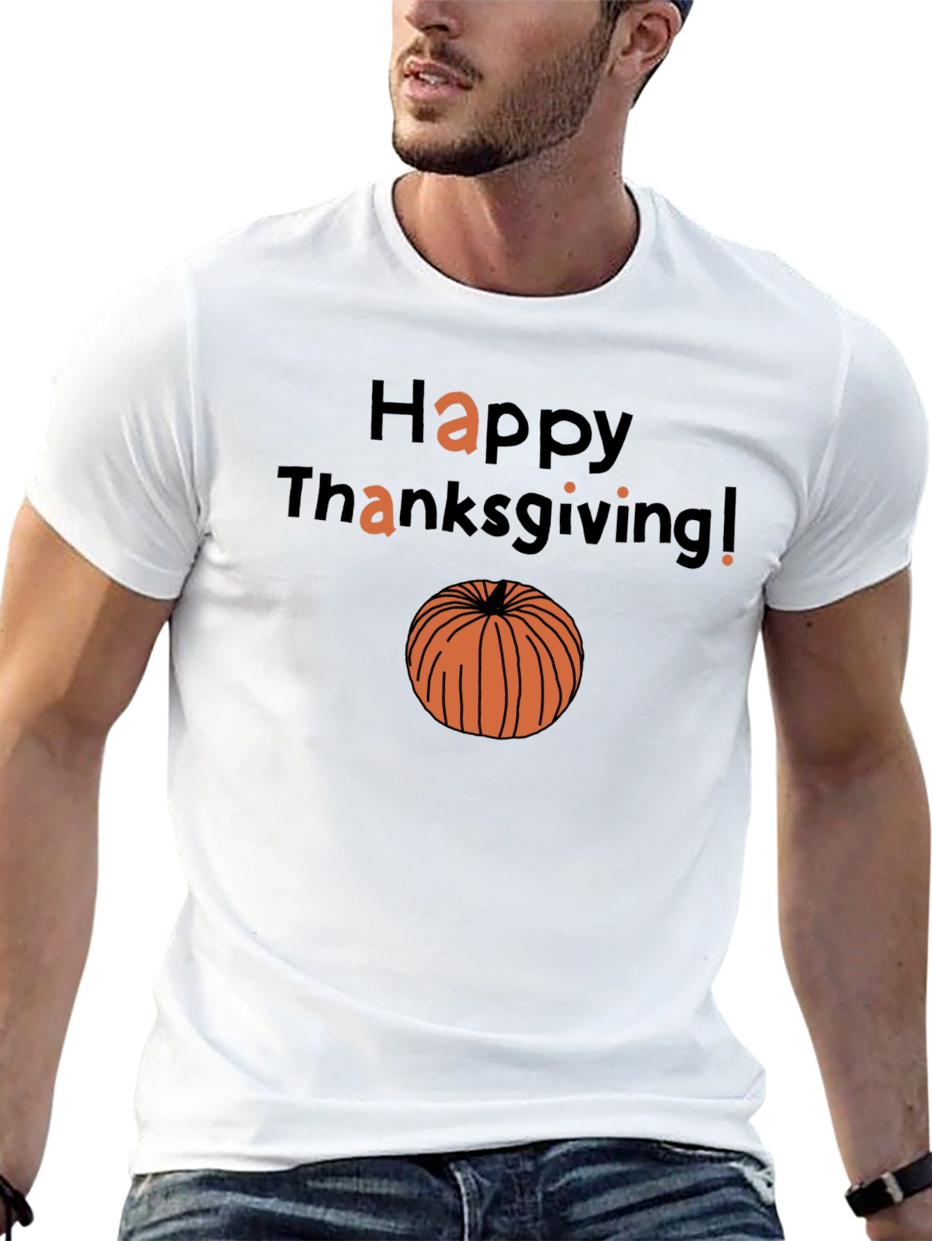 Happy Thanksgiving Pumpkin T-Shirt