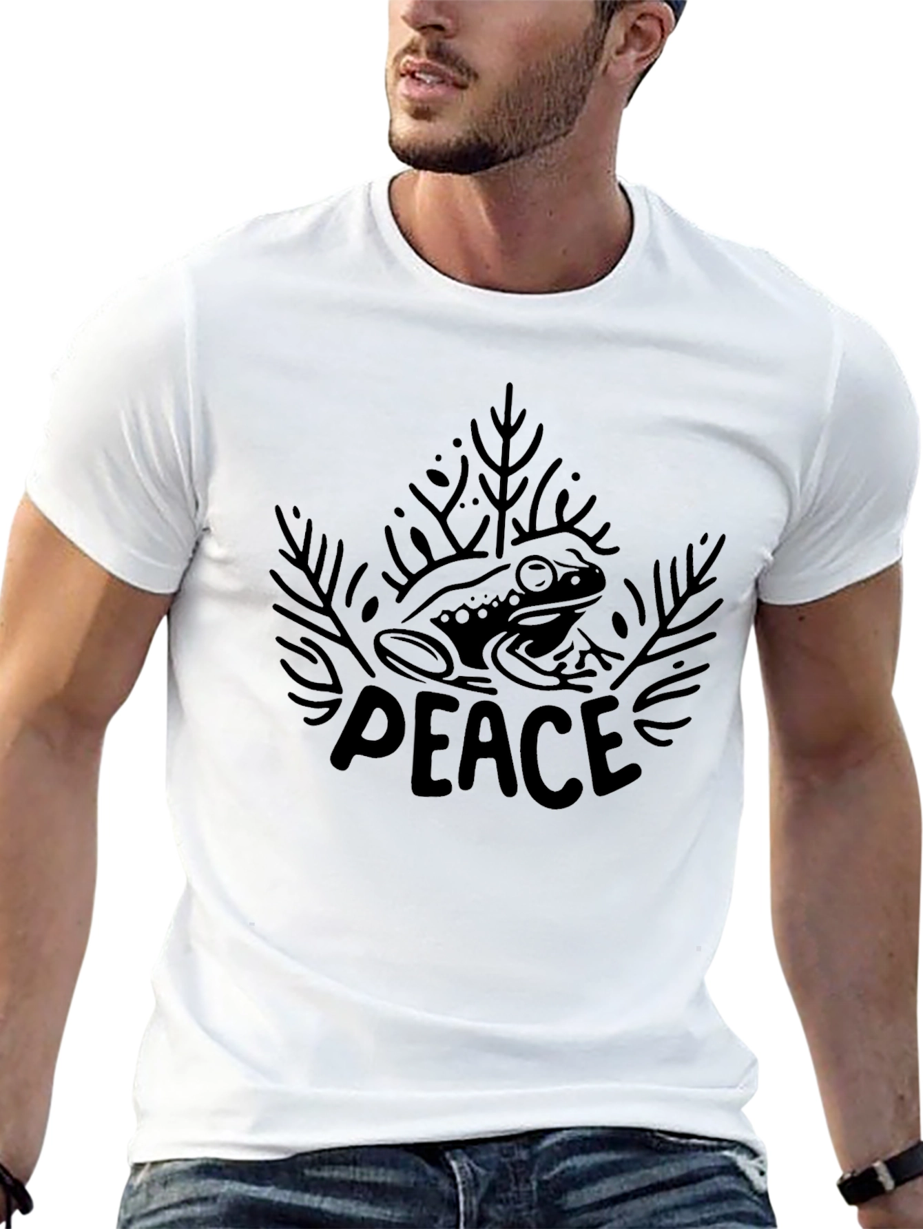 Frog Peace Graphic T-Shirt
