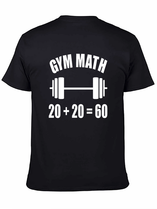 Gym Math T-Shirt - Funny Workout Tee for Fitness Lovers