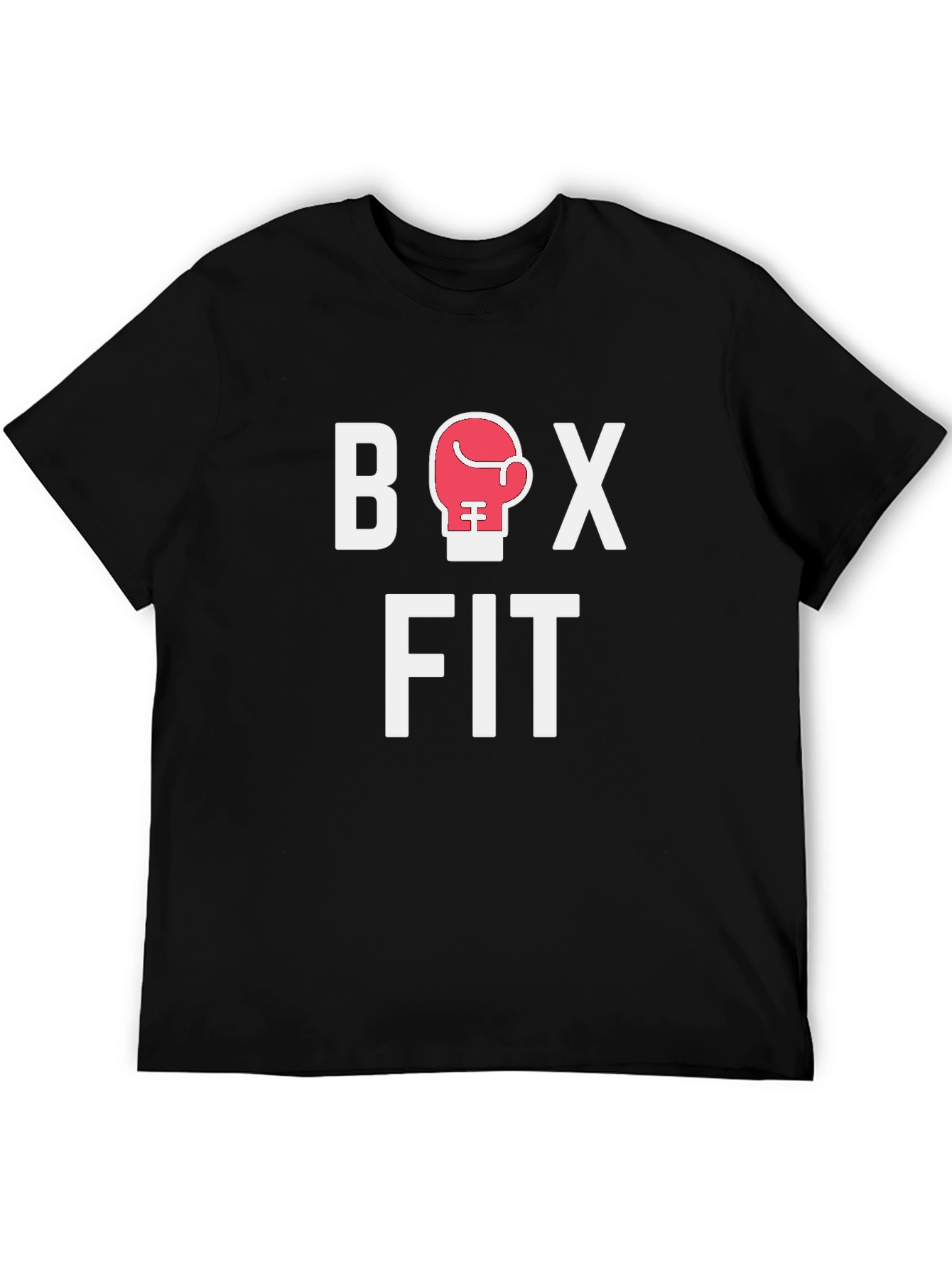 Box Fit Black T-Shirt