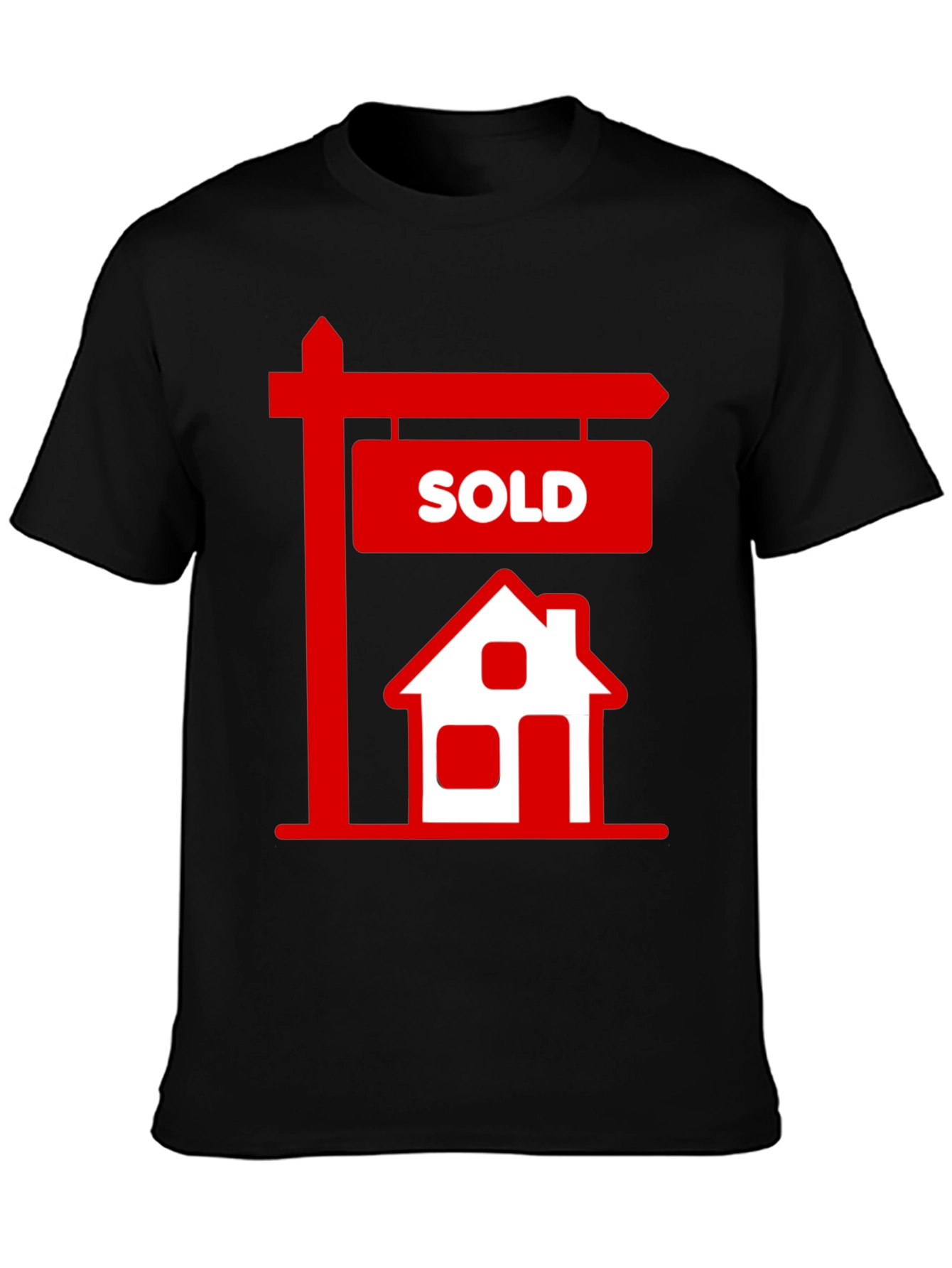 Sold House Graphic Tee - Real Estate T-Shirt