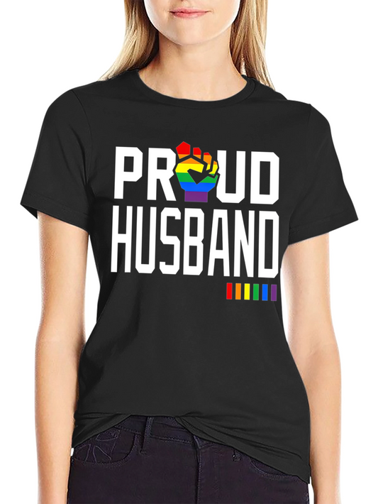 Proud Husband LGBTQ Pride T-Shirt
