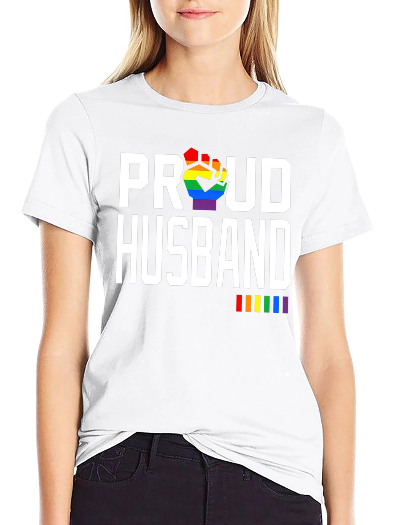 Proud Husband LGBTQ Pride T-Shirt