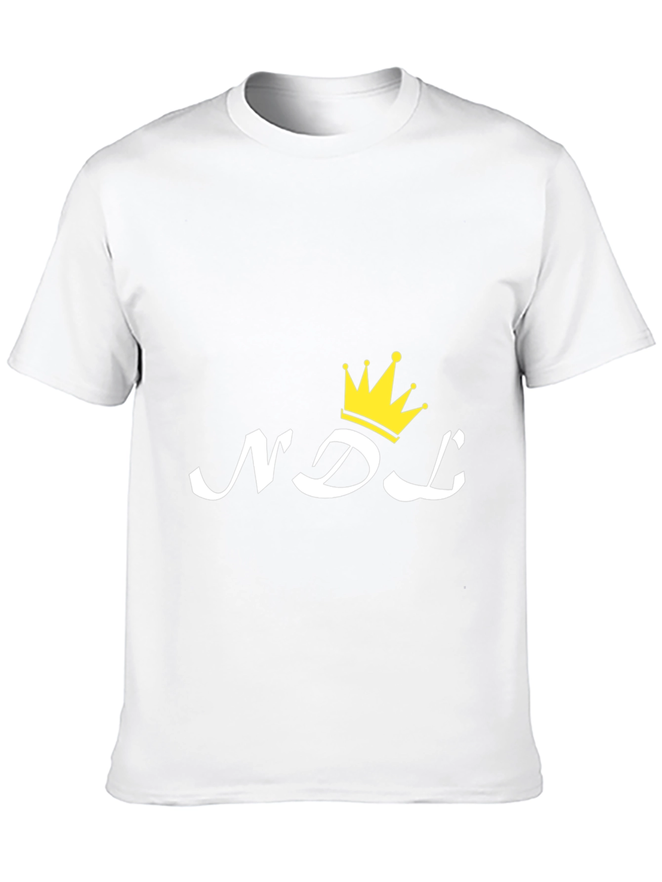 NDL Crown Graphic Print Black T-Shirt