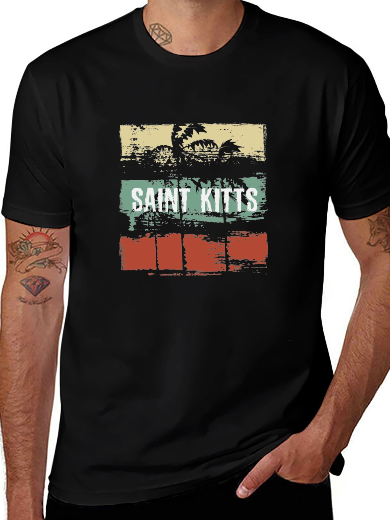 Saint Kitts Graphic Tee - Island Vibes T-Shirt