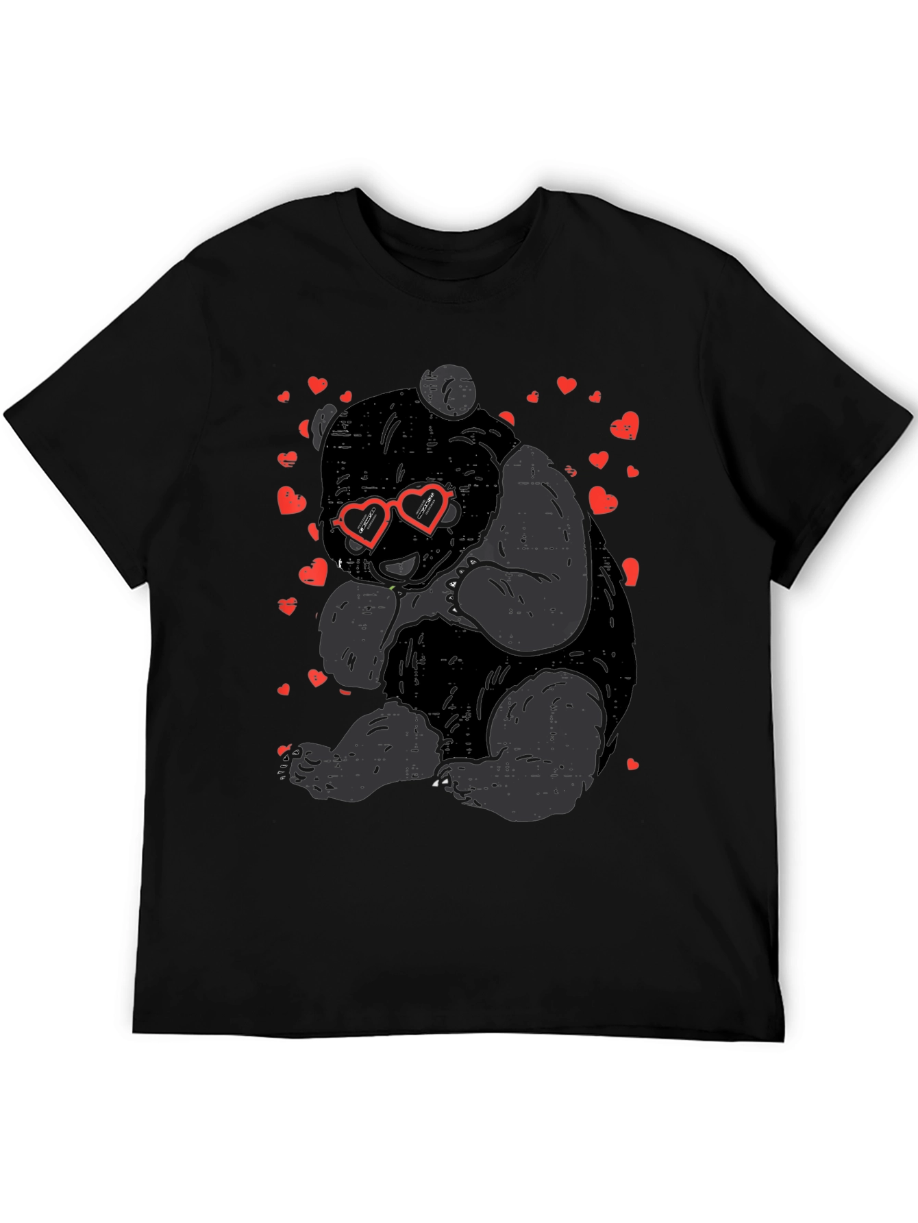 Panda Bear Valentines Day T-Shirt