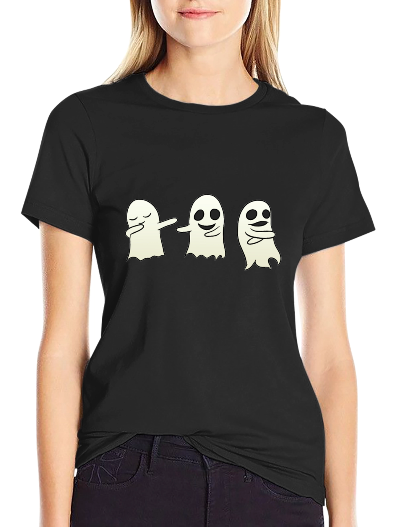 Spooky Season Ghost Graphic Tee