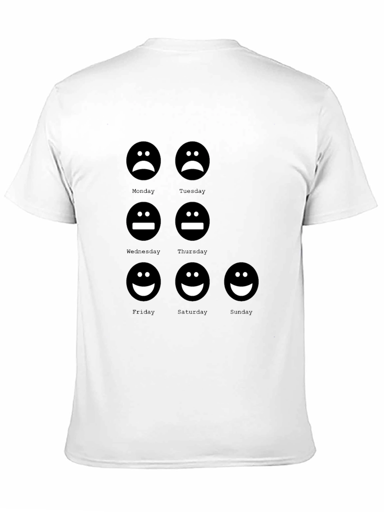 Mood of the Week Black Graphic T-Shirt
