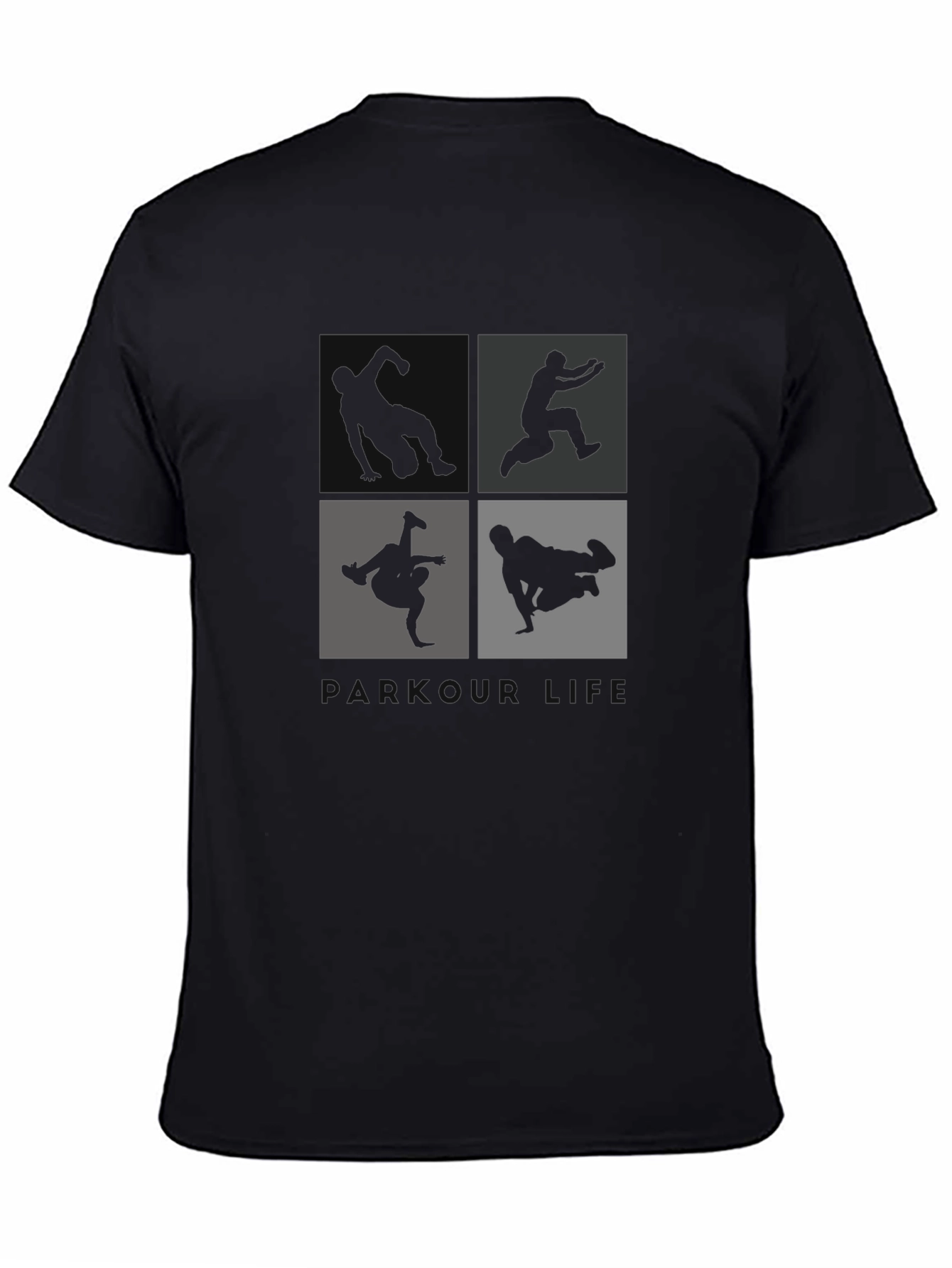 Parkour Silhouette Tee - Urban Style