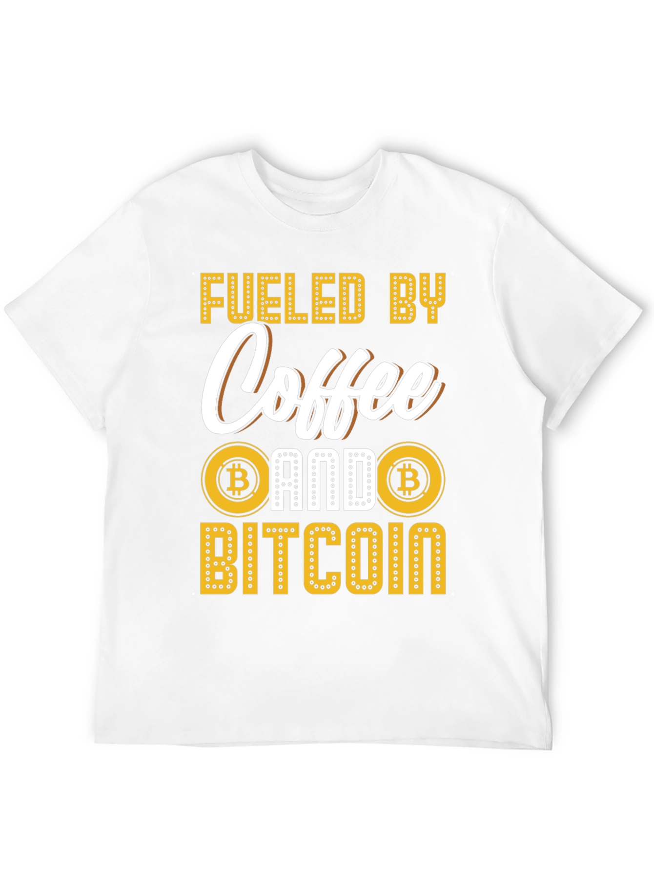 Fueled By Coffee and Bitcoin Graphic Tee