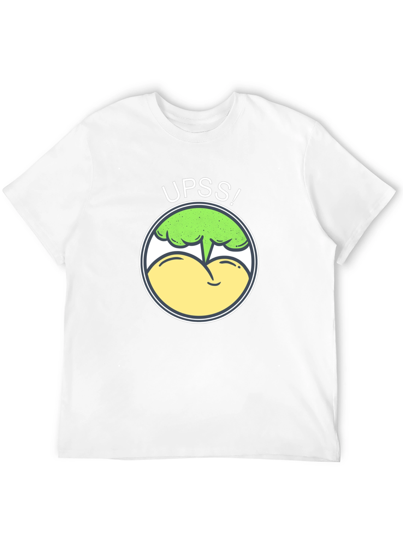 Funny UPSS! Broccoli Butt T-Shirt - Humor Tee