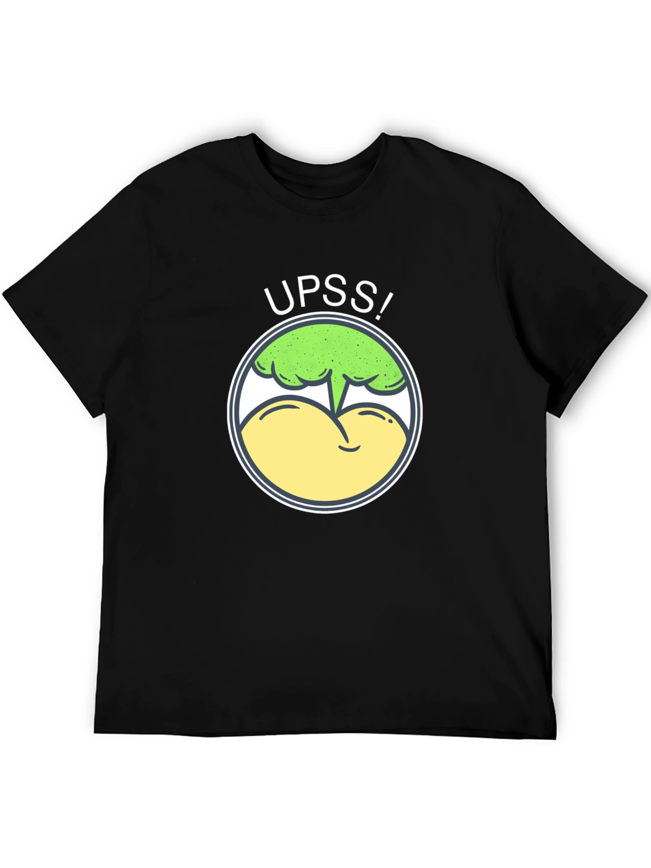 Funny UPSS! Broccoli Butt T-Shirt - Humor Tee