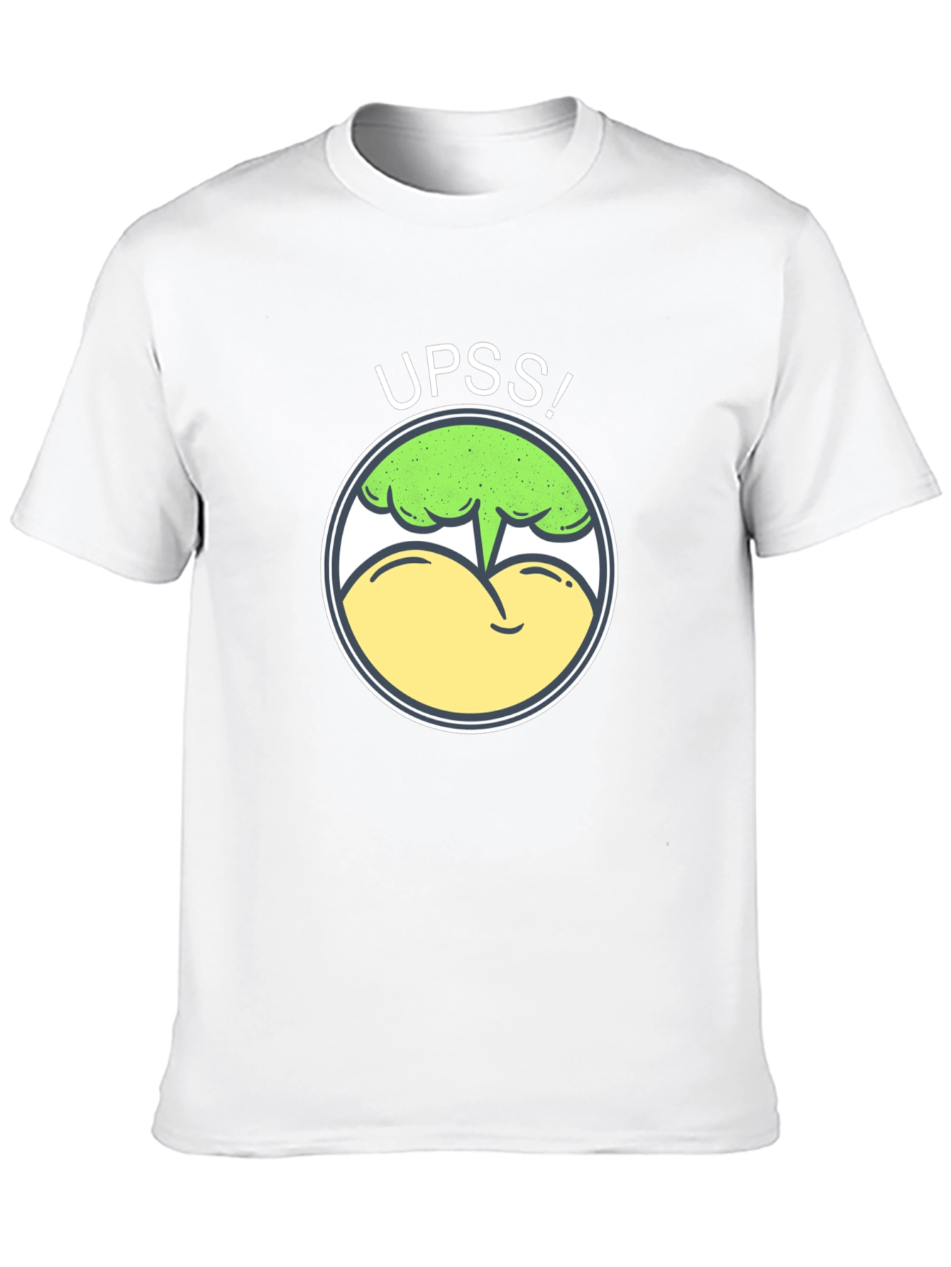 Funny UPSS! Broccoli Butt T-Shirt - Humor Tee
