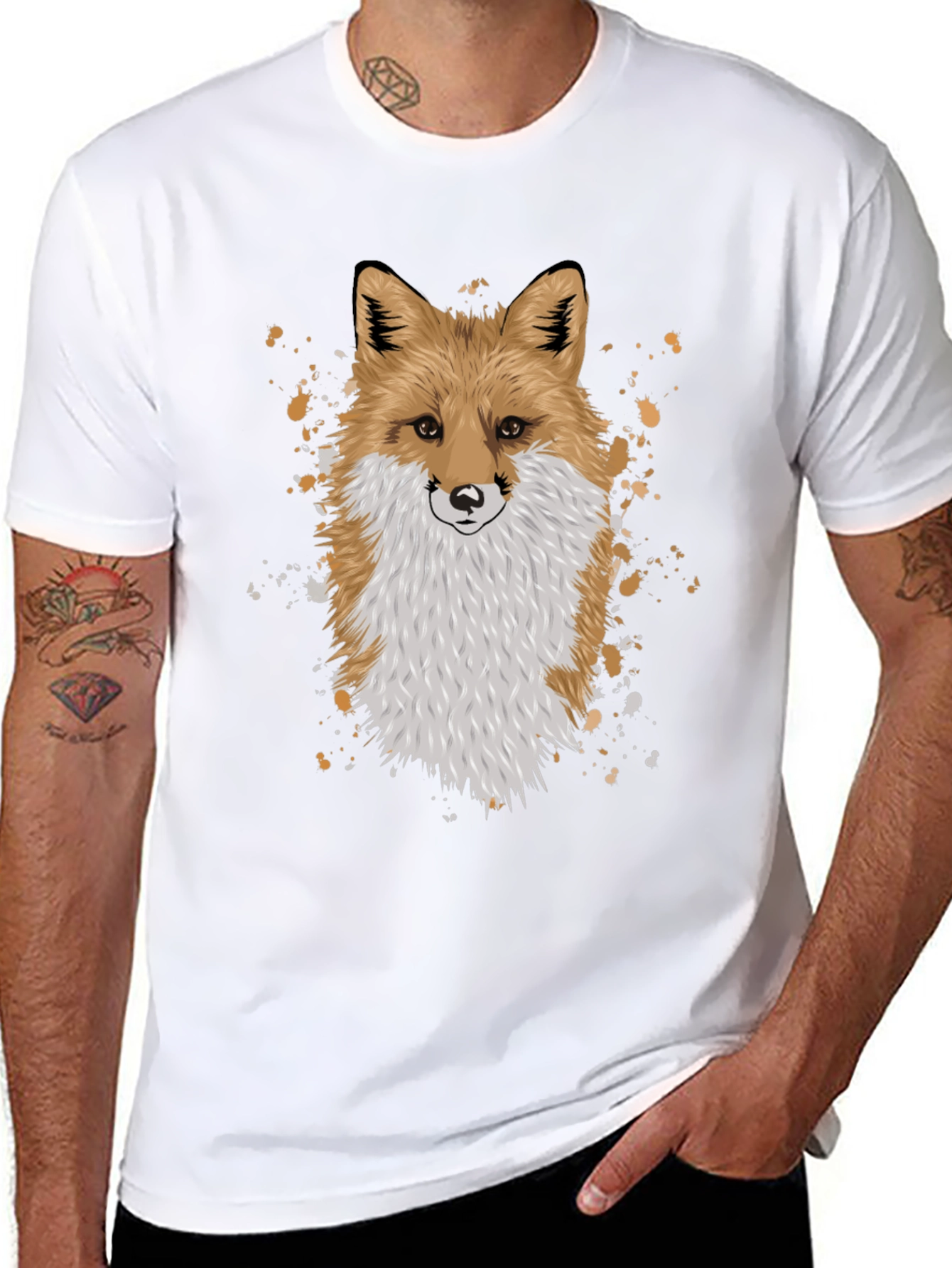 Fox Graphic Black T-Shirt