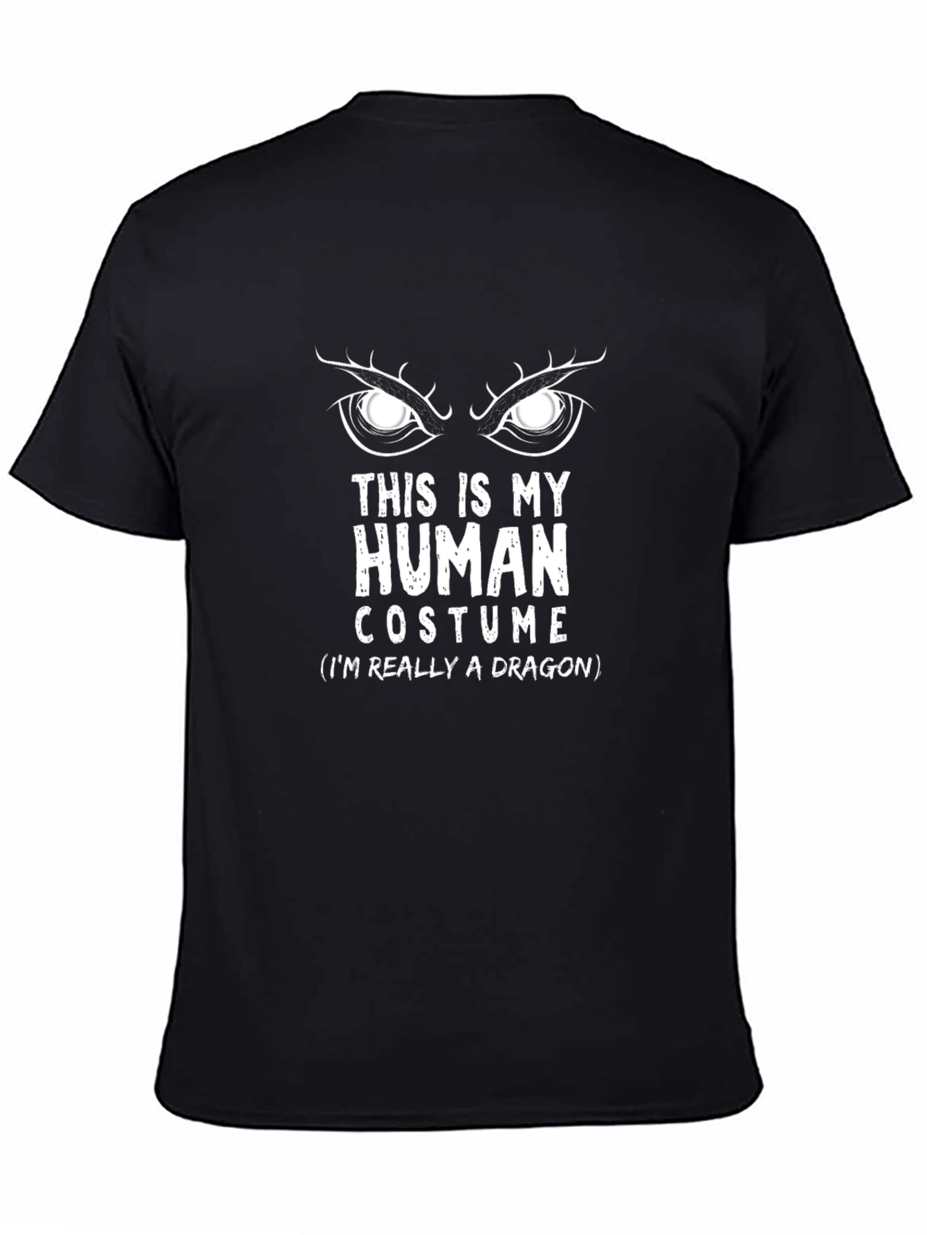 Human Costume Funny Dragon Graphic Tee