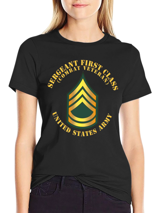Sergeant First Class Combat Veteran T-Shirt