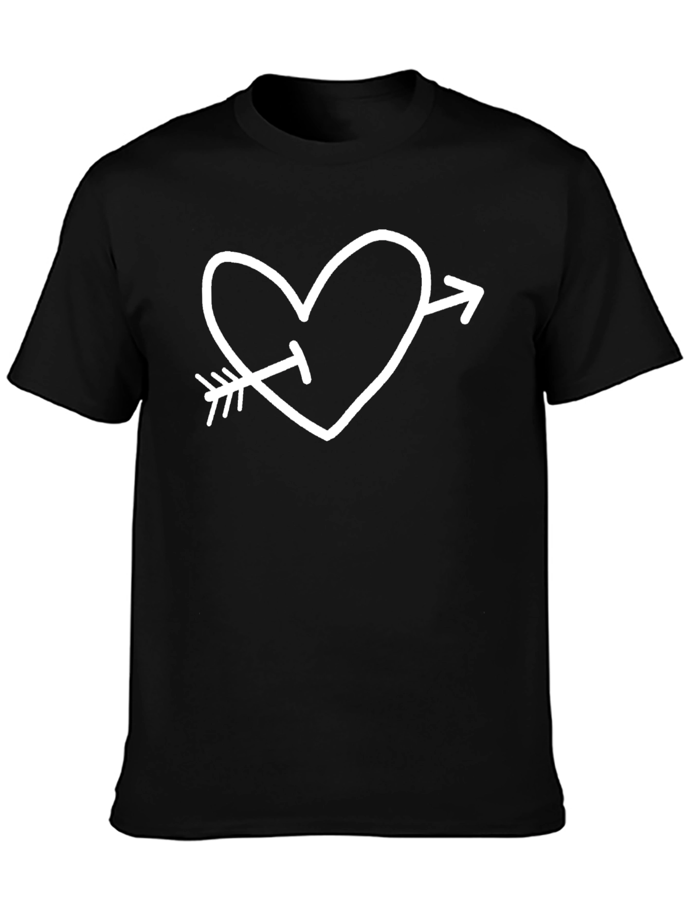 Cupids Arrow Heart Graphic Tee