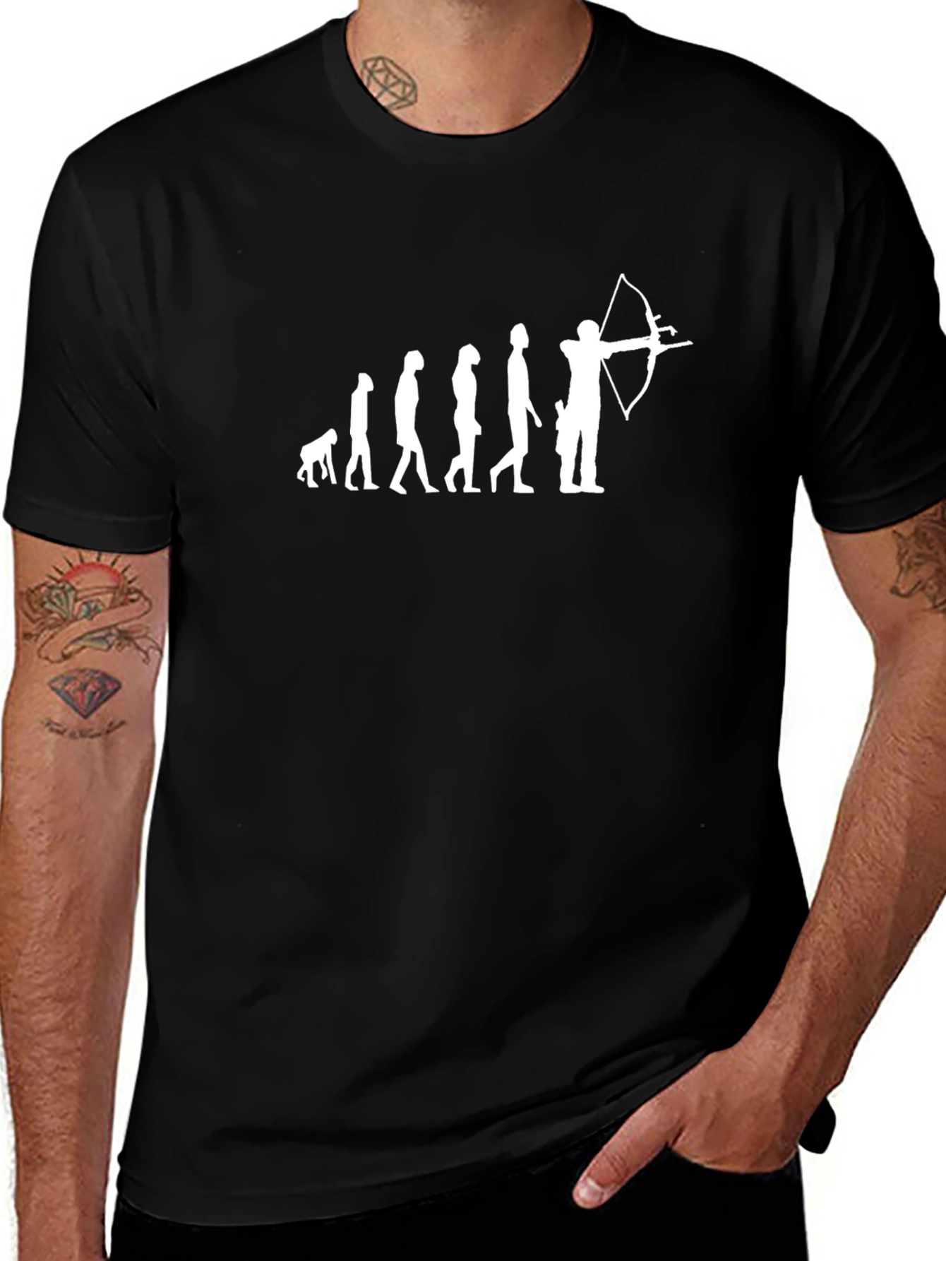 Evolution of Archery T-Shirt - Funny Archer Tee