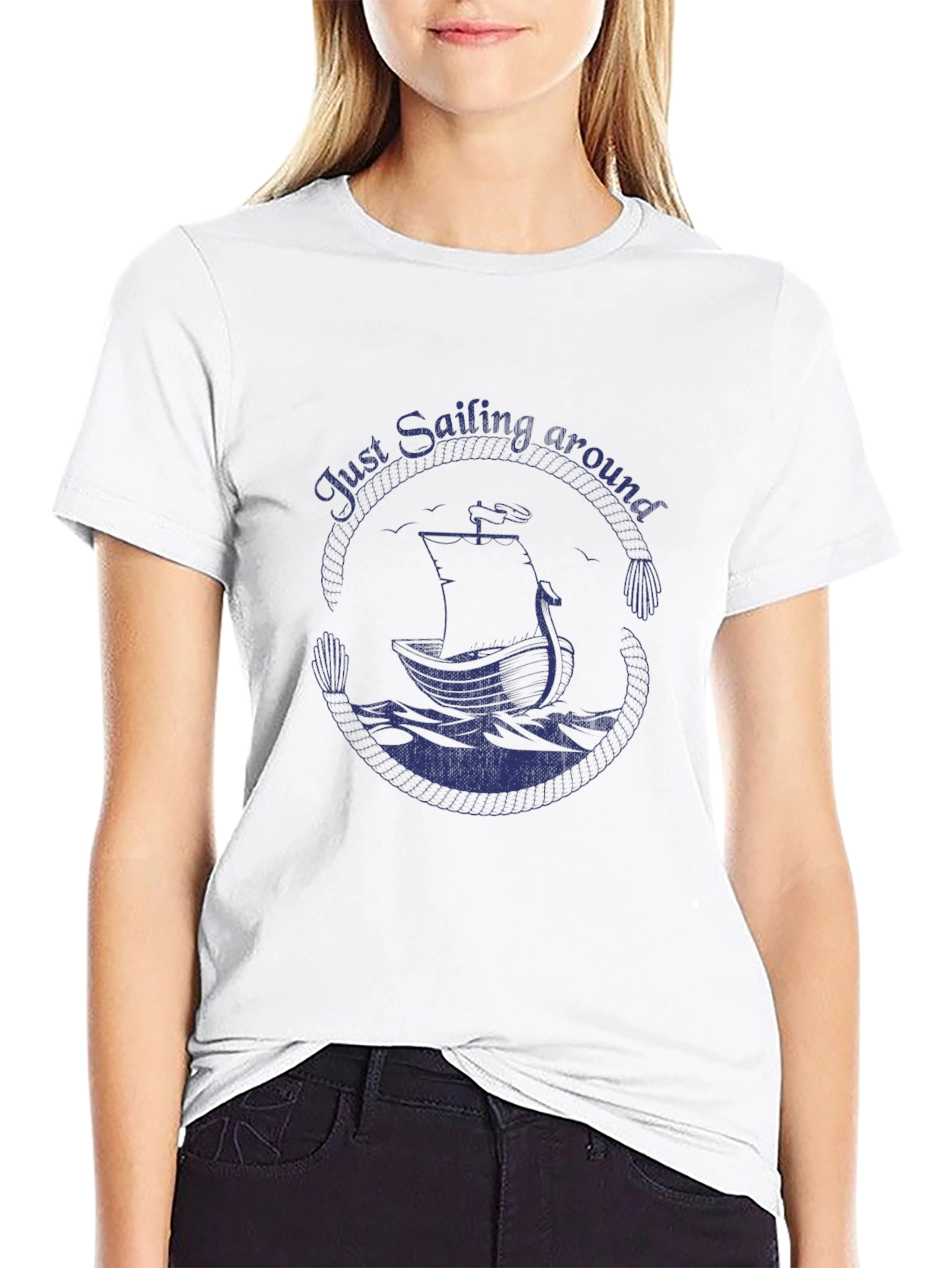 Nautical Sailing T-Shirt - Just Sailing Around