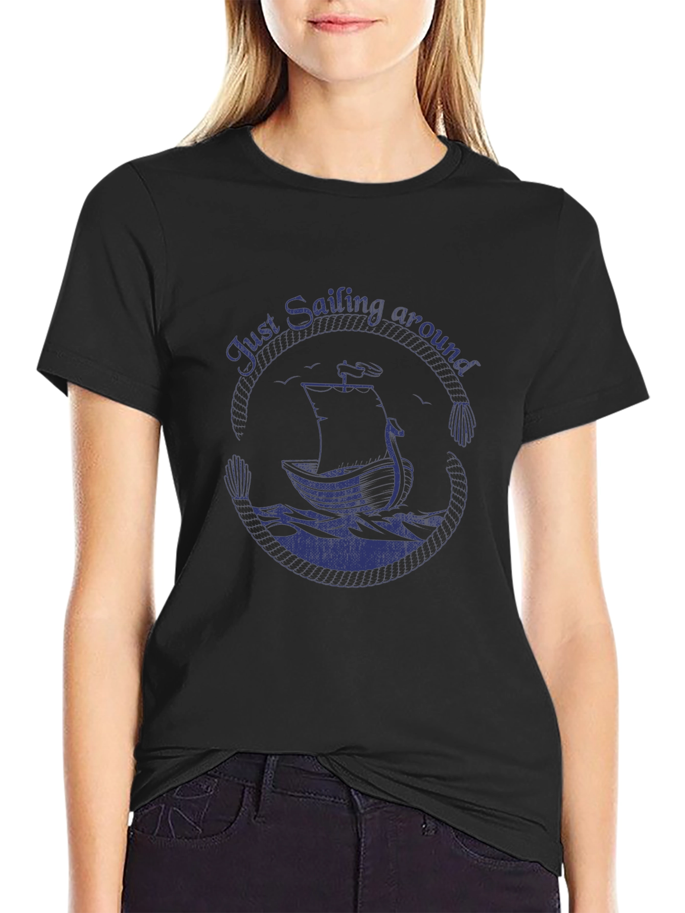 Nautical Sailing T-Shirt - Just Sailing Around