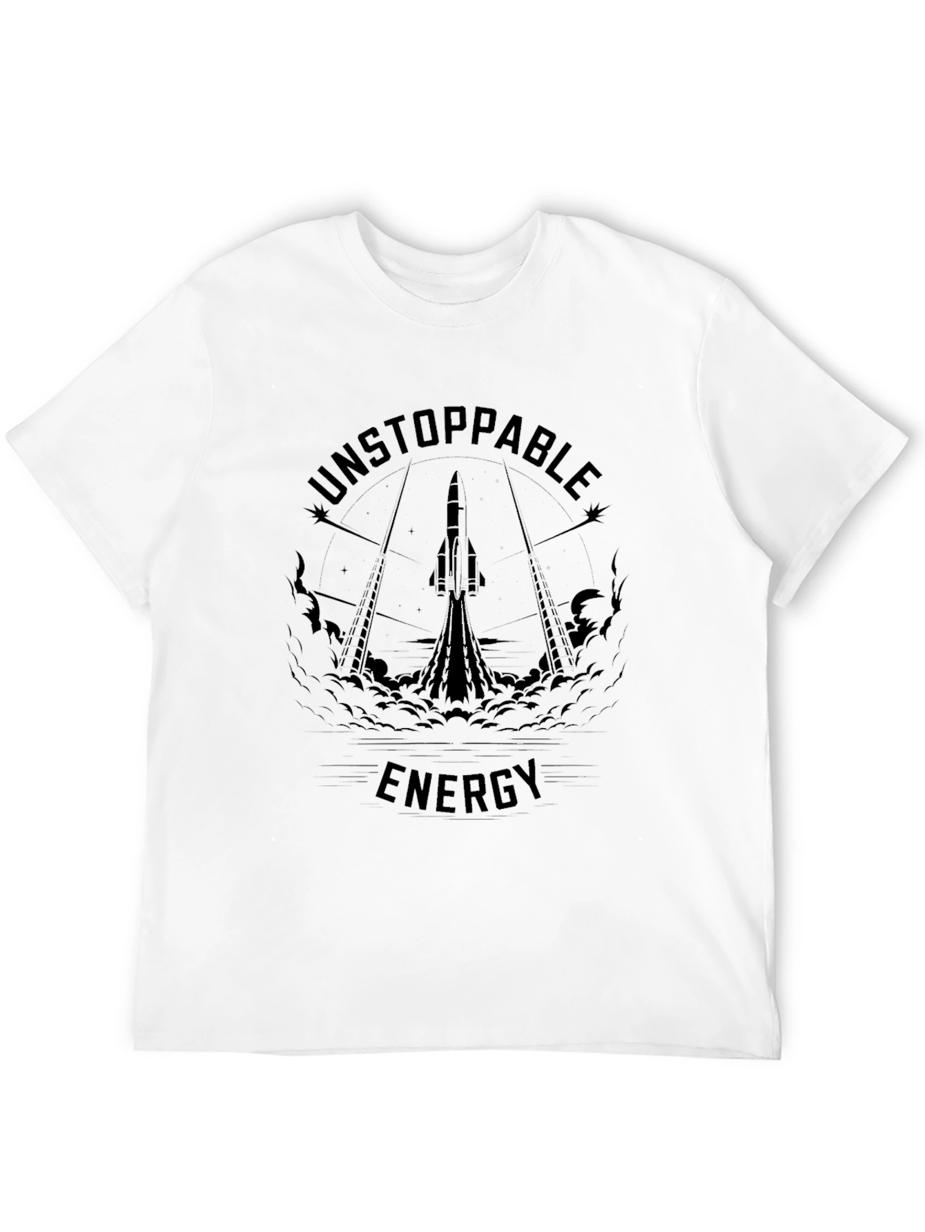 Unstoppable Energy Rocket Launch Graphic T-Shirt