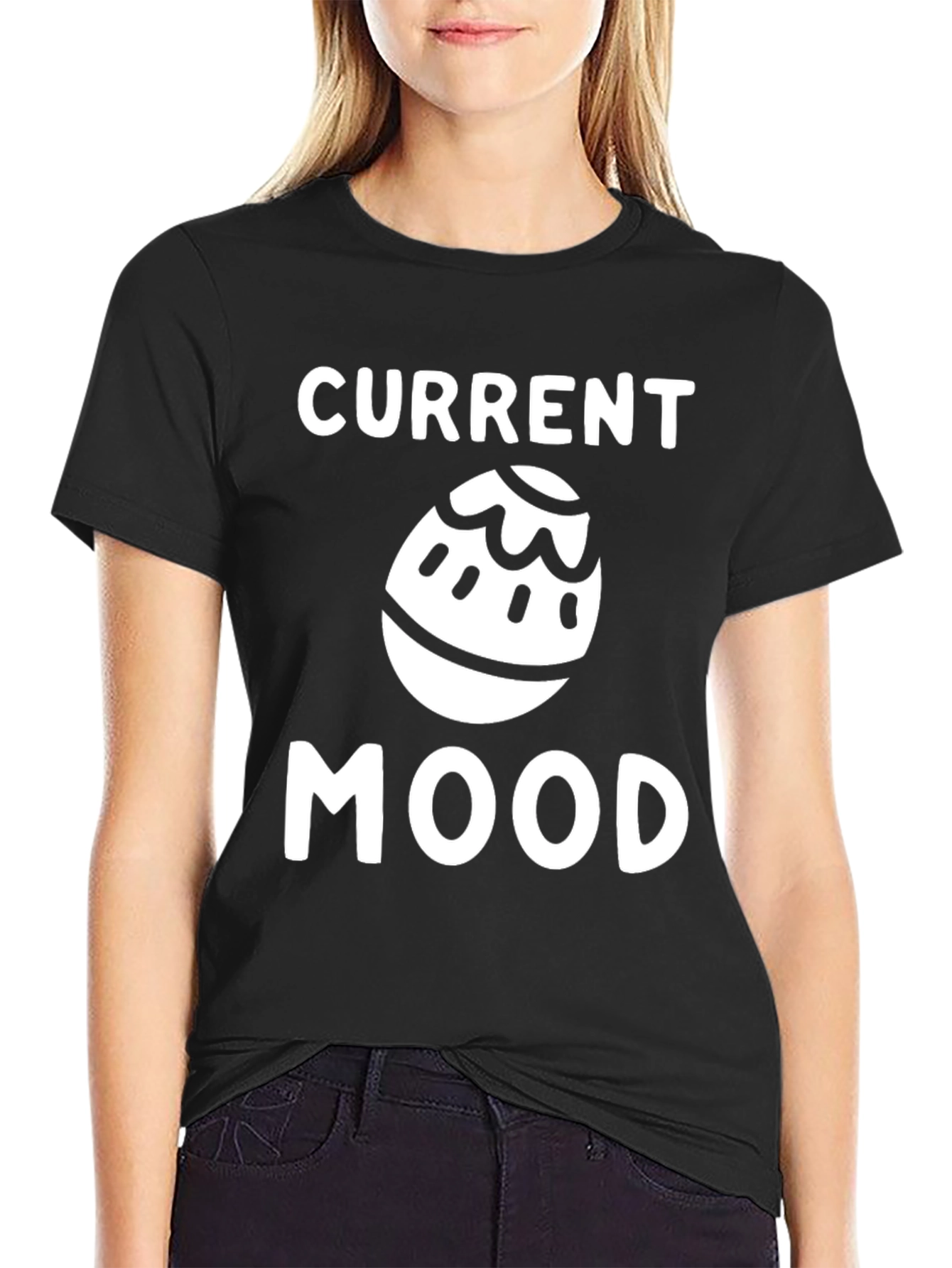 Current Egg Mood Graphic T-Shirt