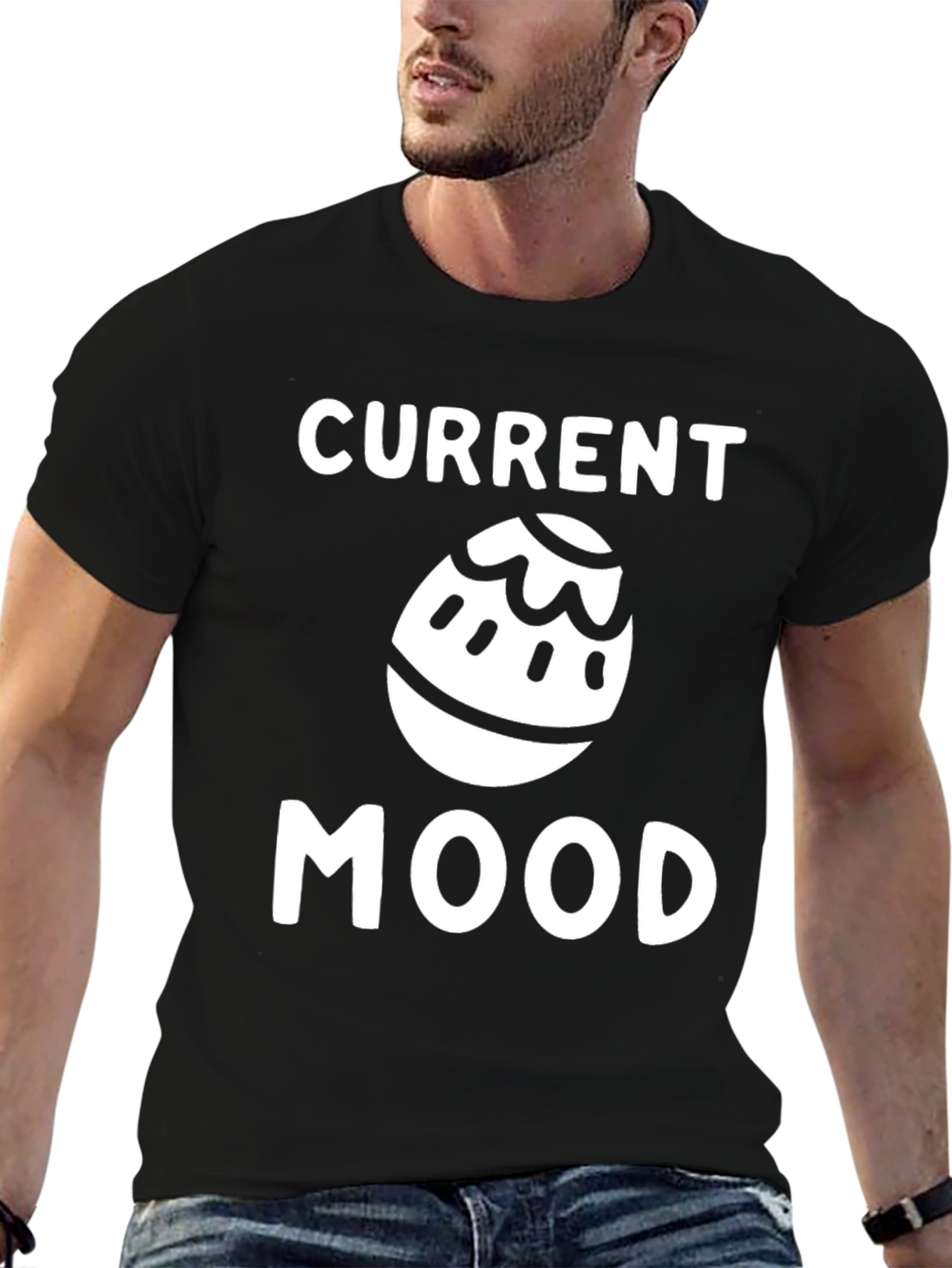 Current Egg Mood Graphic T-Shirt