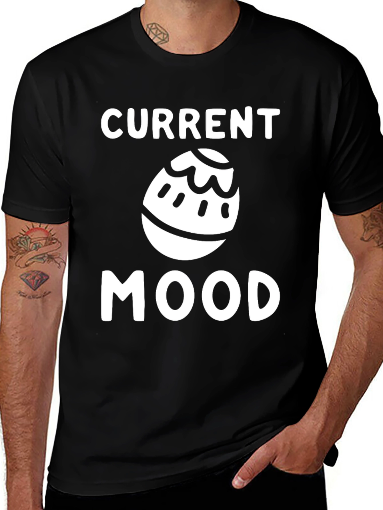 Current Egg Mood Graphic T-Shirt