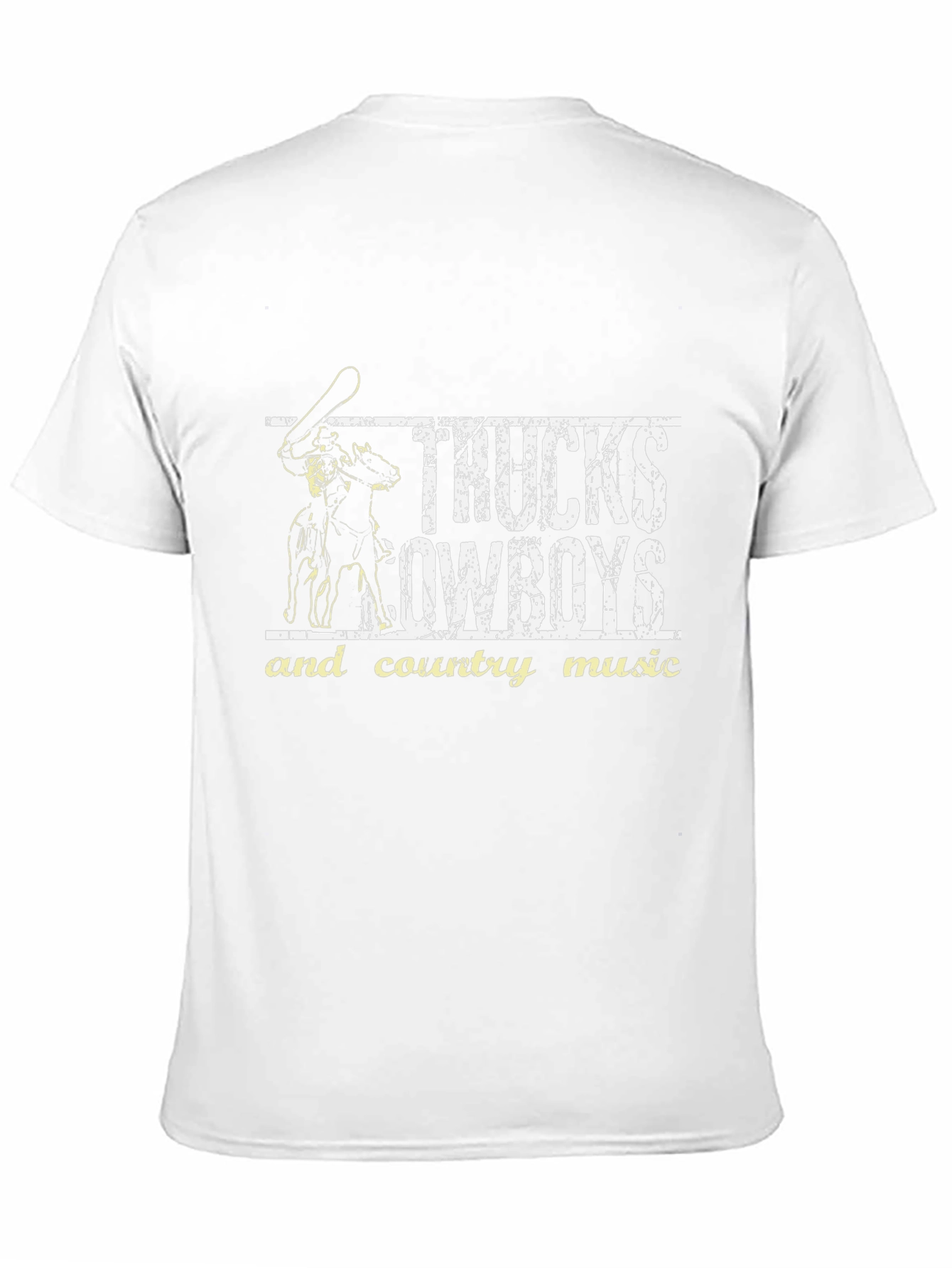 Trucks Cowboys & Country Music Graphic T-Shirt