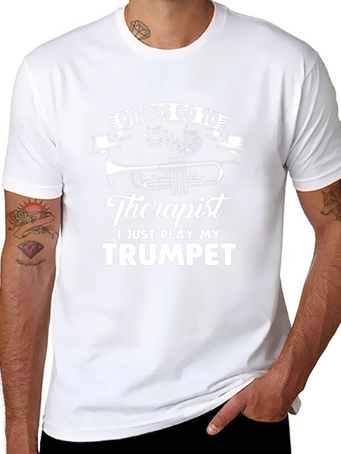 Trumpet Player T-Shirt - Music Therapy Apparel
