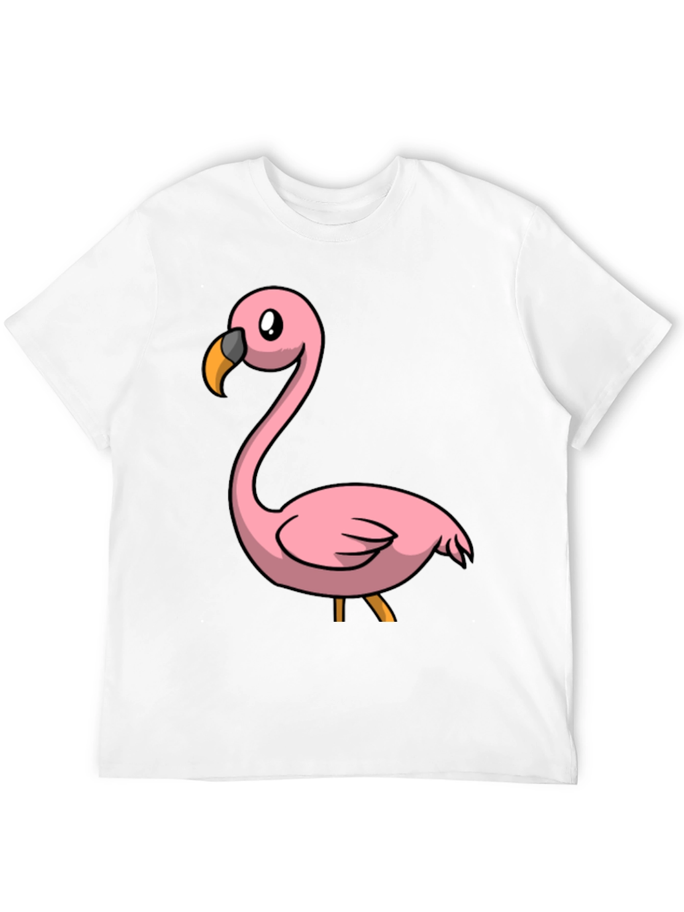 Black Flamingo Graphic T-Shirt - Mens Casual Tee