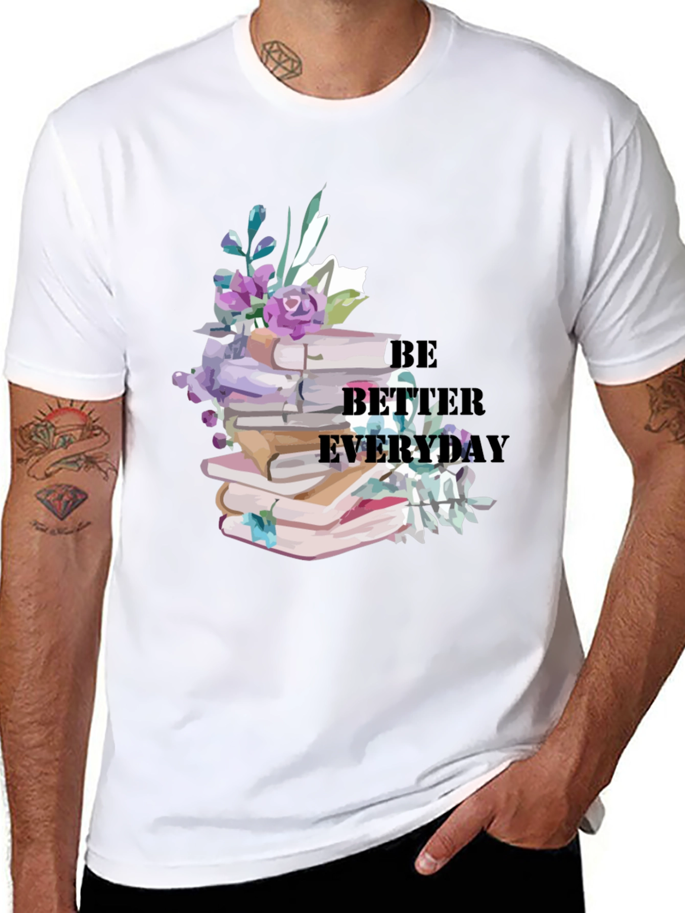 Be Better Everyday Book Lover Graphic Tee