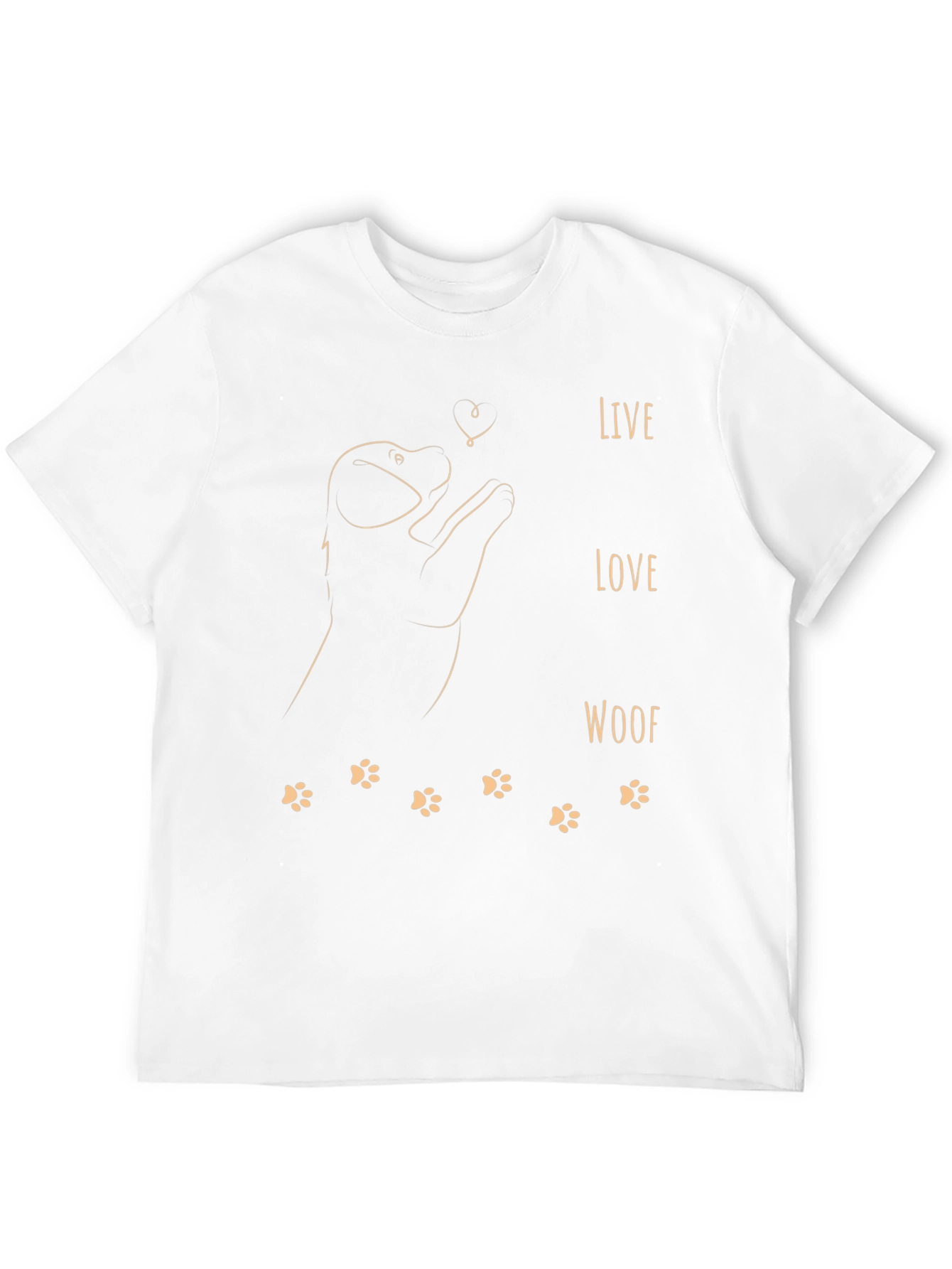 Live Love Woof Dog T-Shirt