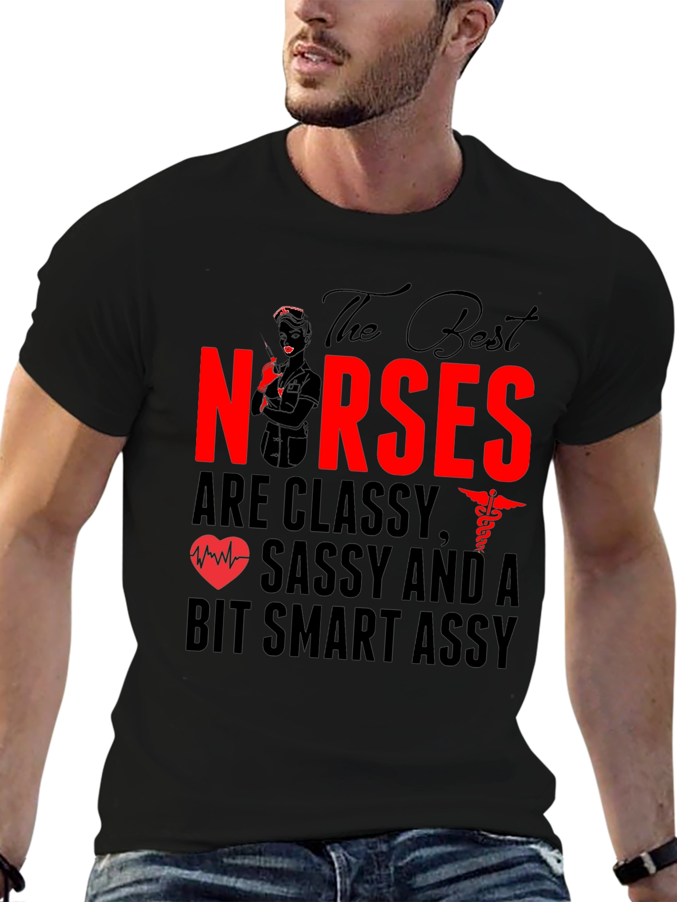 Classy Nurses Graphic Tee - Sassy & Smart