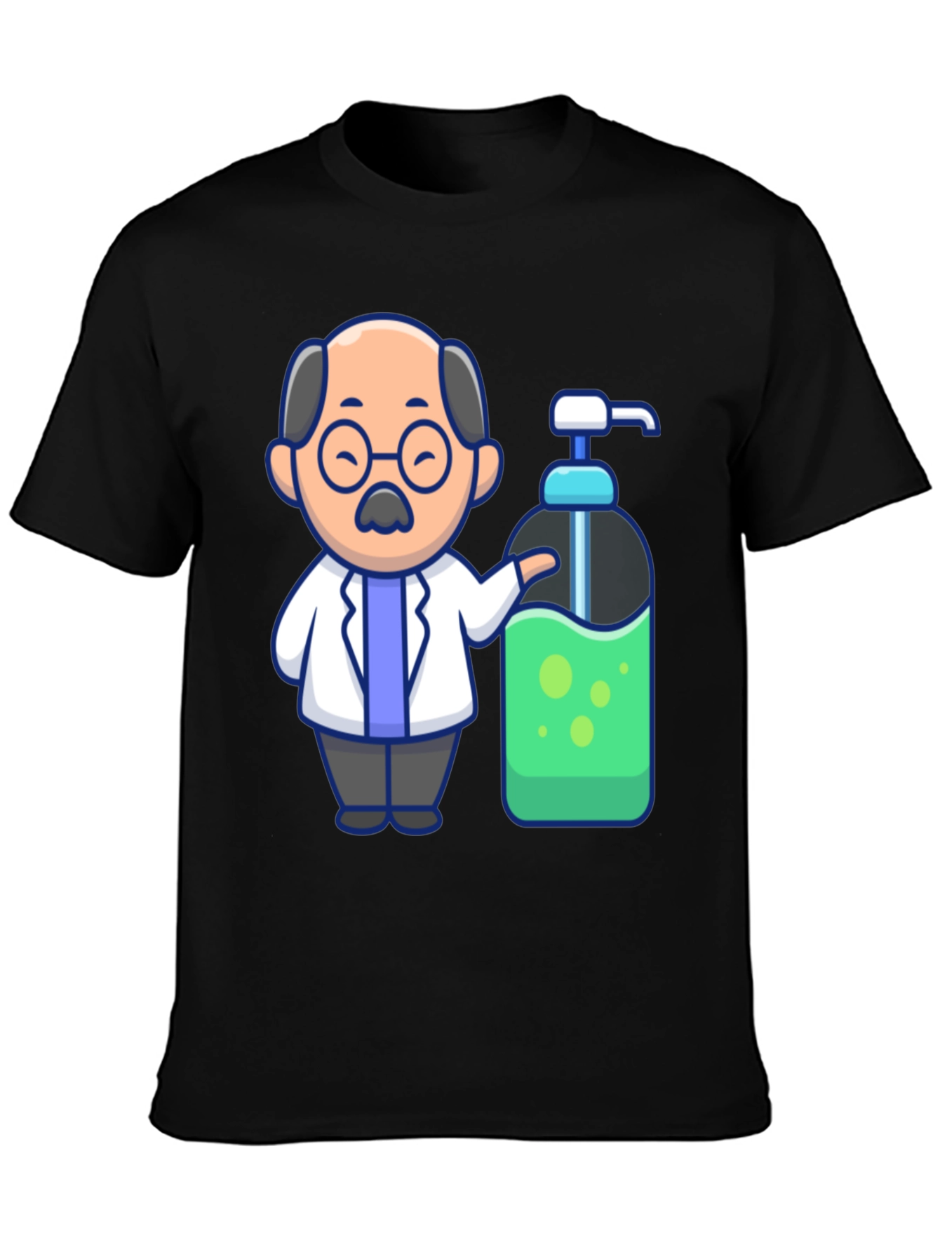 Scientist Hand Sanitizer Graphic T-Shirt