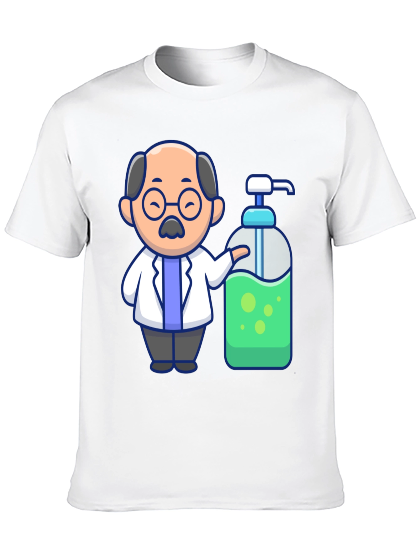 Scientist Hand Sanitizer Graphic T-Shirt