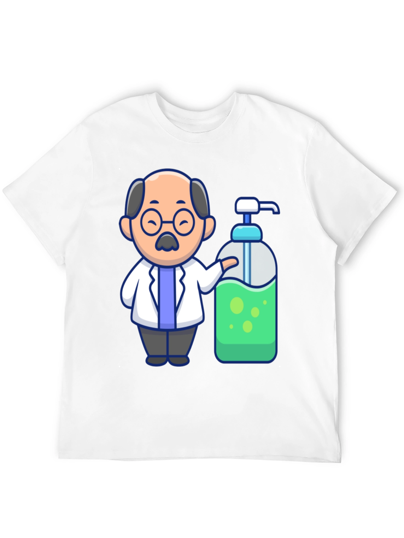 Scientist Hand Sanitizer Graphic T-Shirt