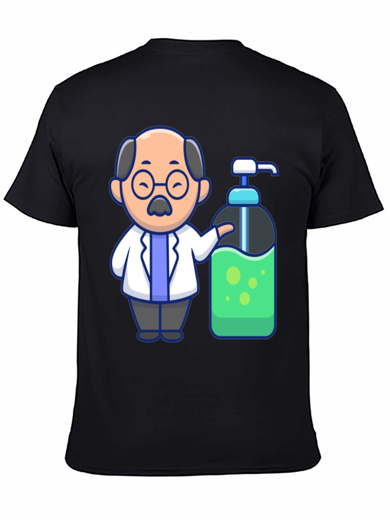 Scientist Hand Sanitizer Graphic T-Shirt