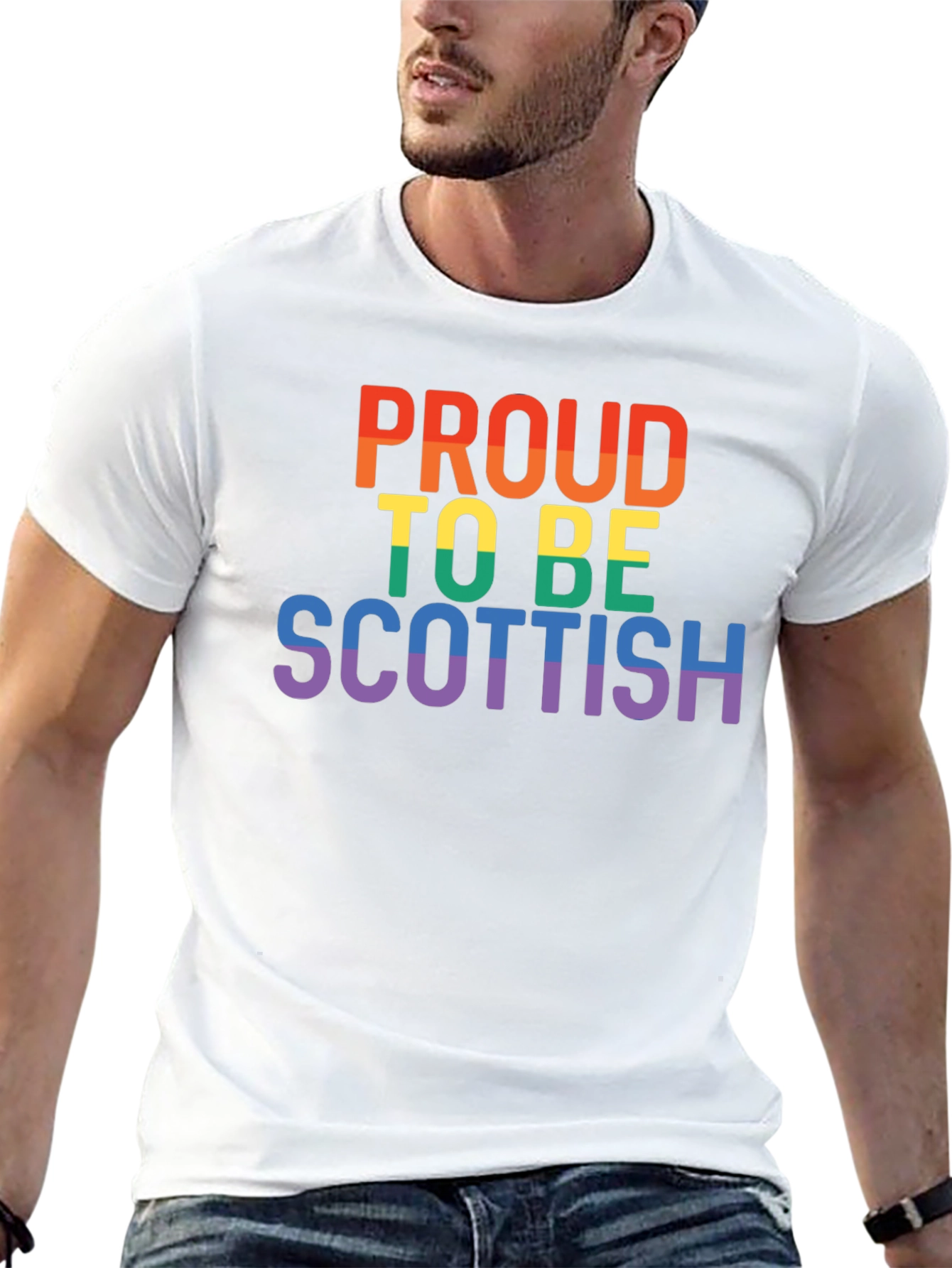Proud to be Scottish LGBTQ+ Pride T-Shirt