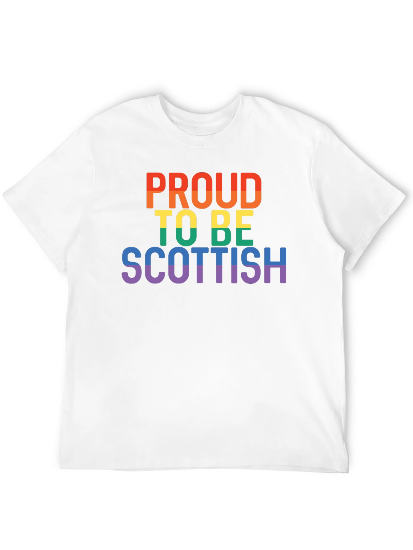 Proud to be Scottish LGBTQ+ Pride T-Shirt