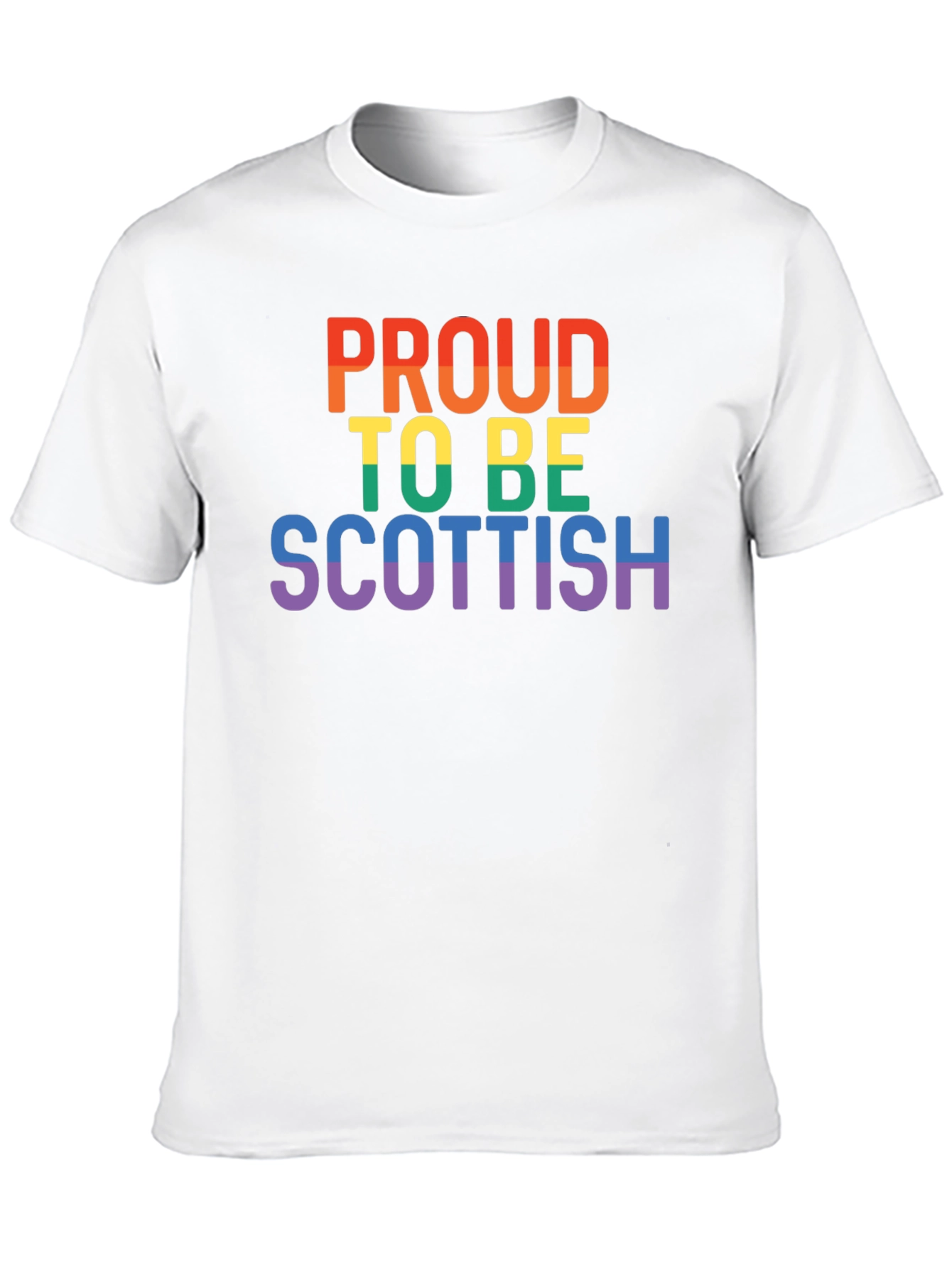 Proud to be Scottish LGBTQ+ Pride T-Shirt