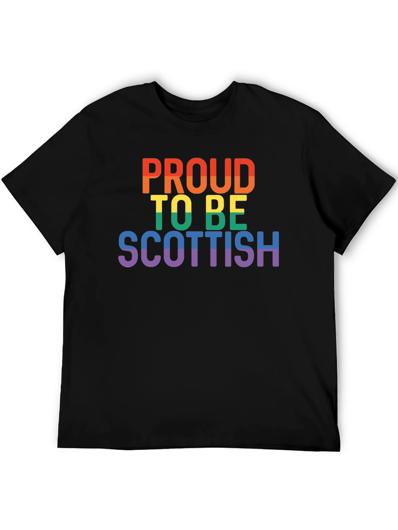 Proud to be Scottish LGBTQ+ Pride T-Shirt
